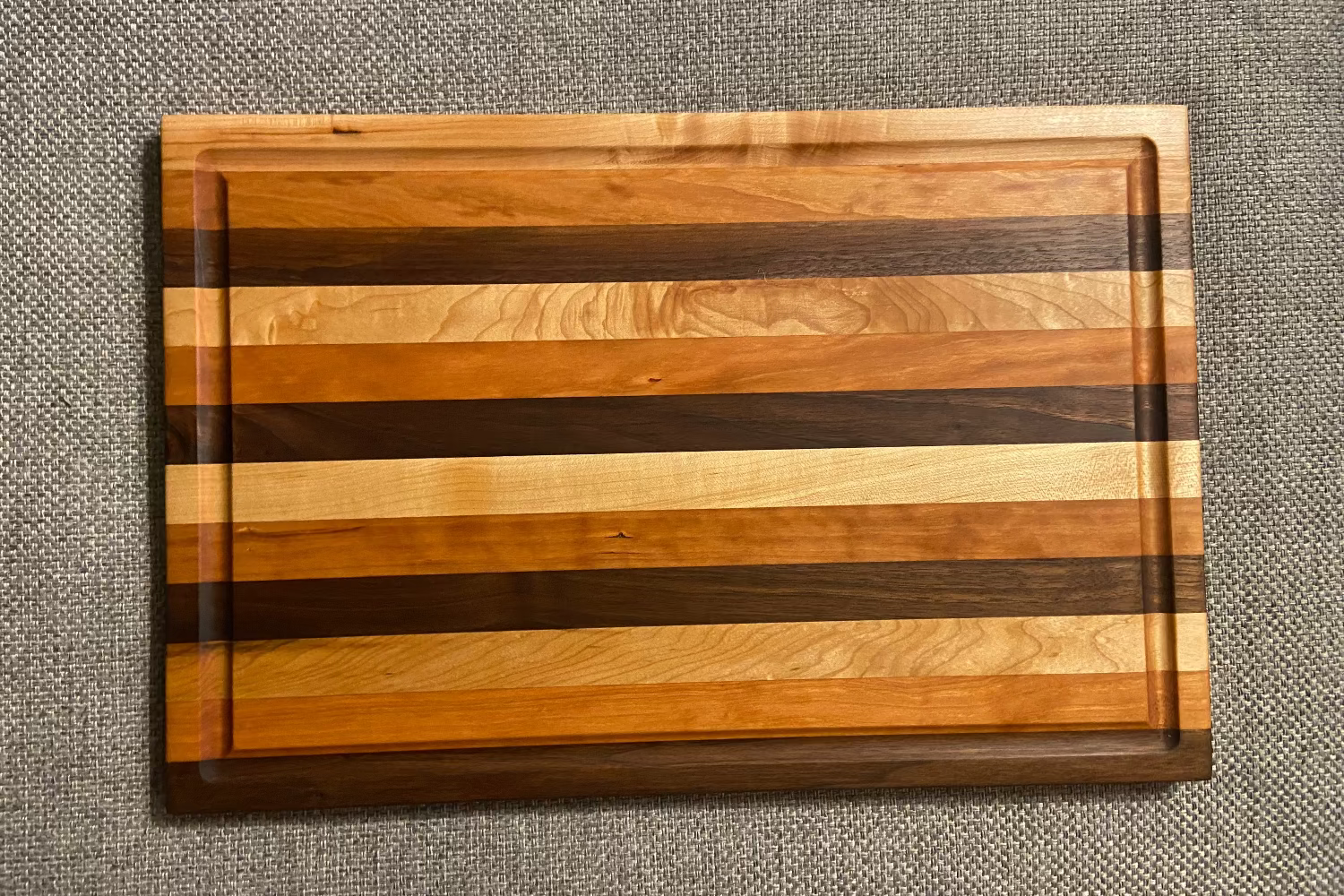 Maple/Cherry/Walnut Stripe
