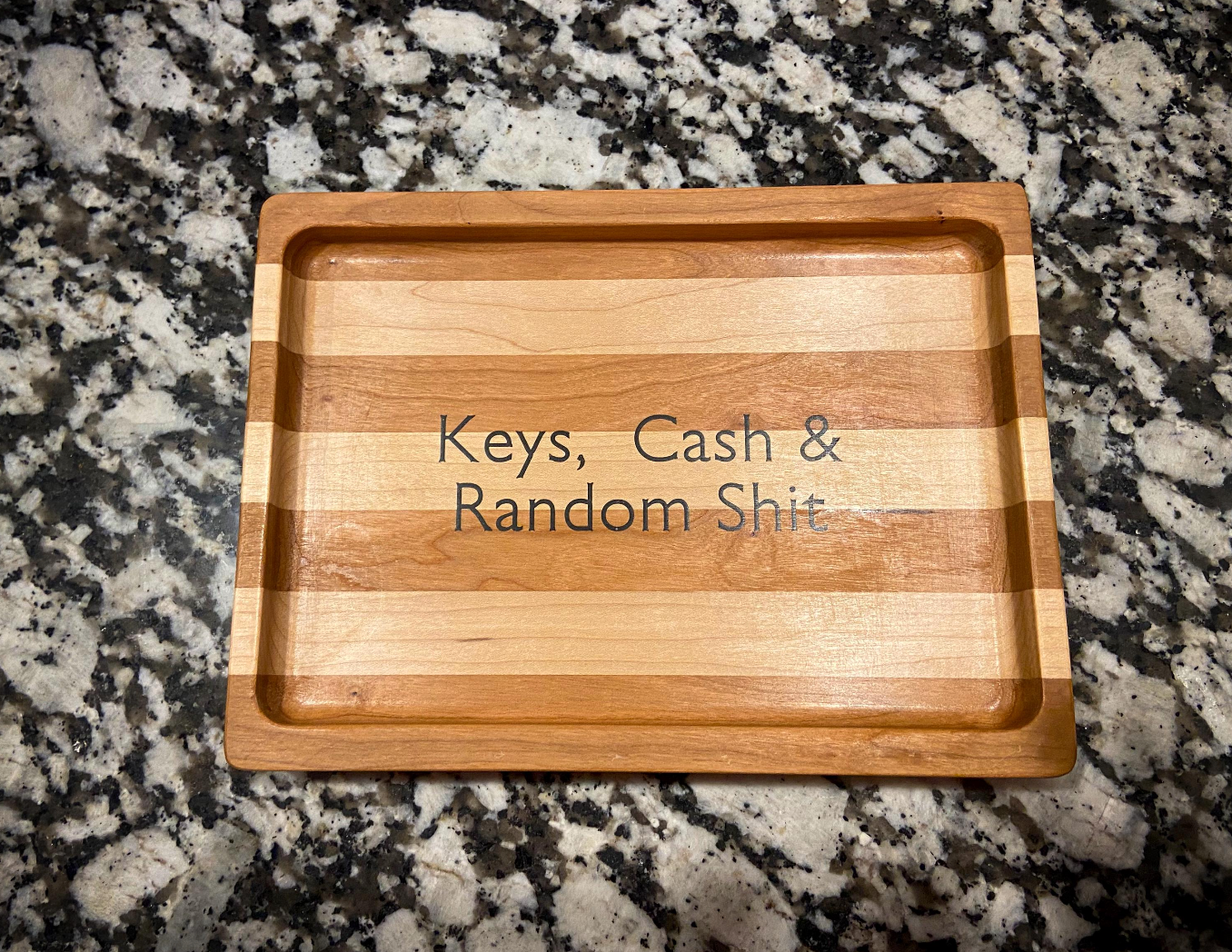 Funny Wooden Catch-All Trays